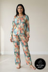 Zivame Buttersoft Knit Poly Pyjama Set - Ethereal Gr — thumbnail 1